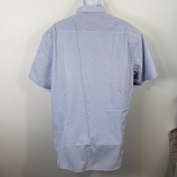 JOE Joseph Abboud Mens Slim Fit Button Down Shirt Short Sleeve  2XLT Tall  /A142 - Picture 6 of 10